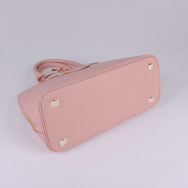 2014 Prada Saffiano Calf Leather Two Handle Bag BL0837 light pink - Click Image to Close